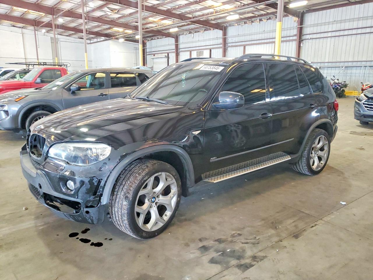 2007 BMW X5 4.8i, VIN 5UXFE83587LZ44086 — Front end