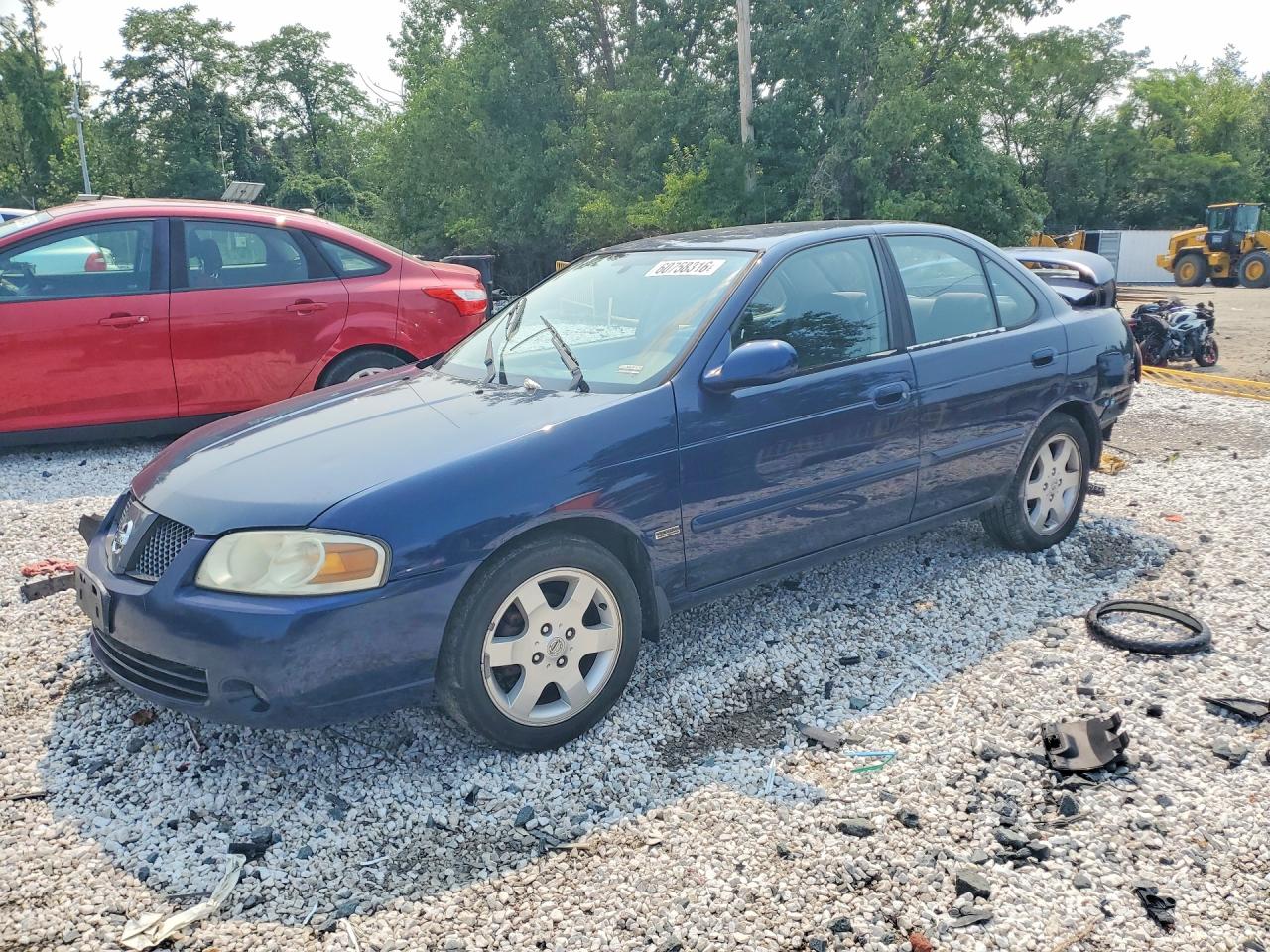 2005 Nissan Sentra S, VIN 3N1CB51D45L565421 — Днище