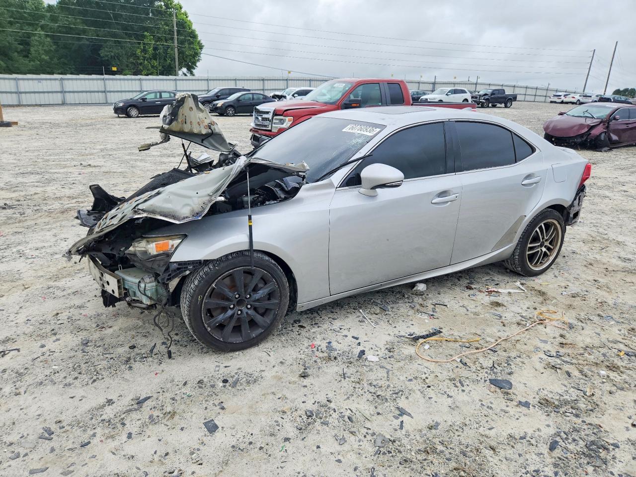 2016 Lexus IS 200t, VIN JTHBA1D24G5021310 — Front end