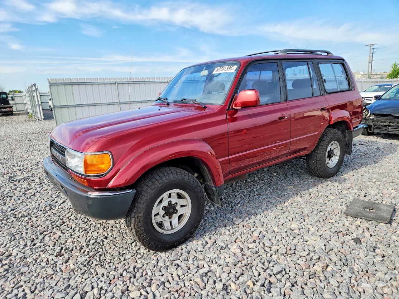 1991 Toyota Land Cruiser, VIN JT3FJ80W1M0012632 — Front end