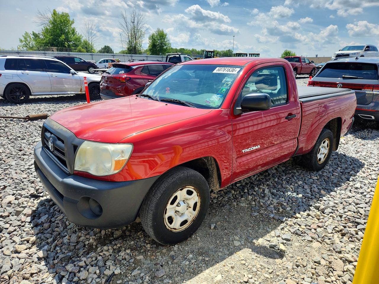 2008 Toyota Tacoma, VIN 5TENX22N38Z533722 — Мелкие вмятины и царапины