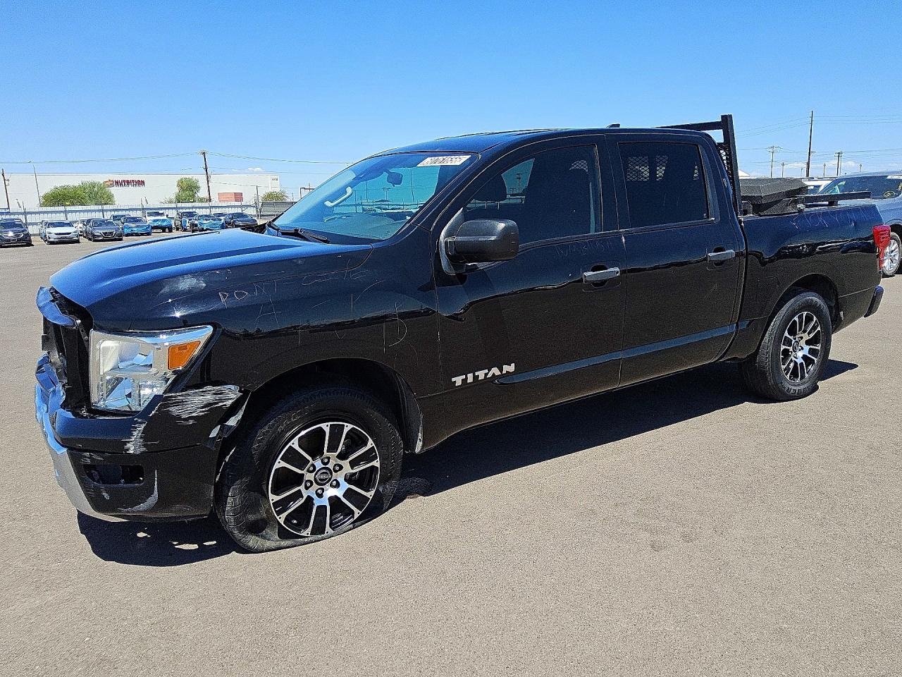 2023 Nissan Titan SV, VIN 1N6AA1EE8PN110087 — Vandalism