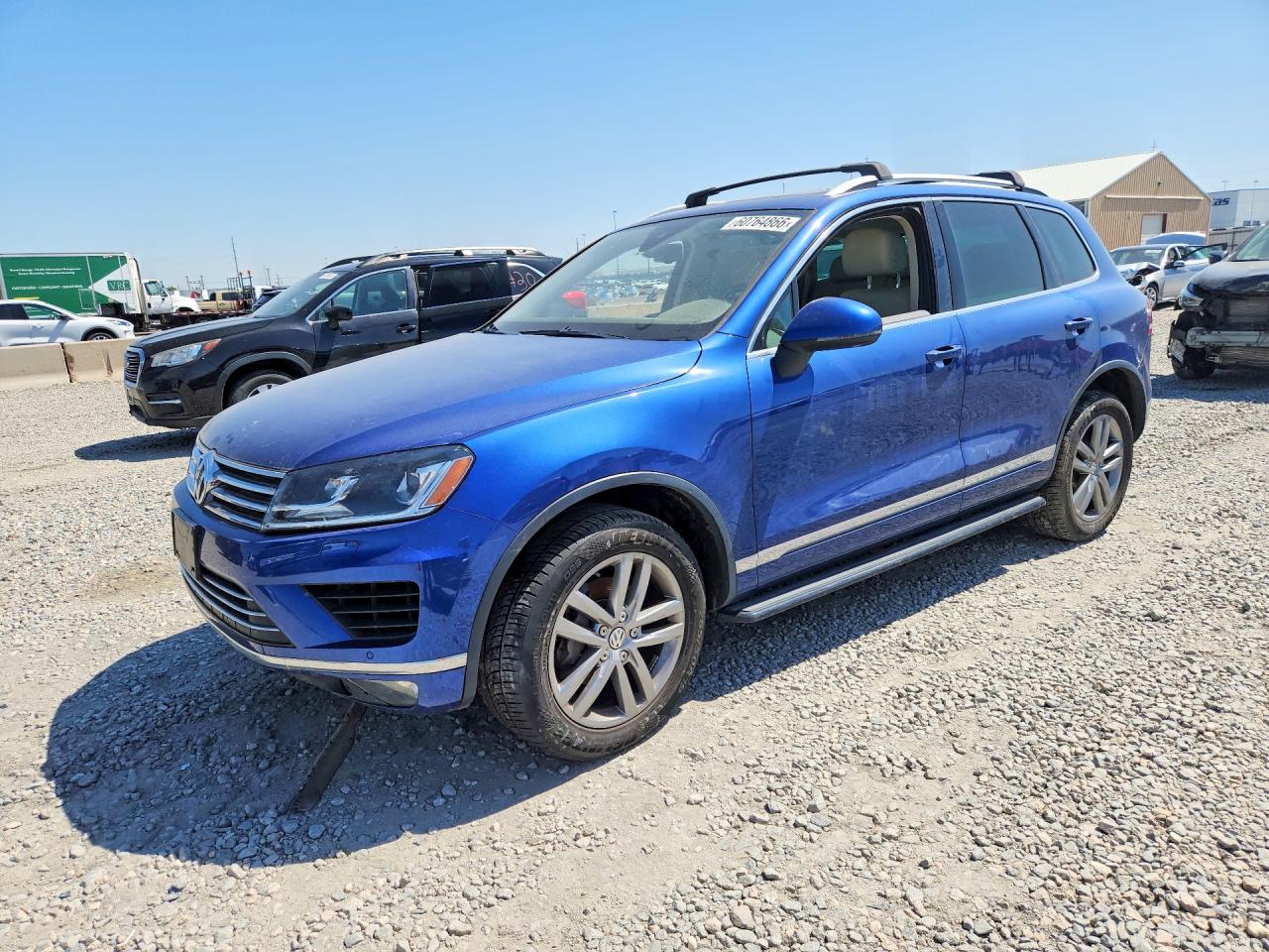 2016 Volkswagen Touareg Lux, VIN WVGEF9BP2GD010093 — Зад