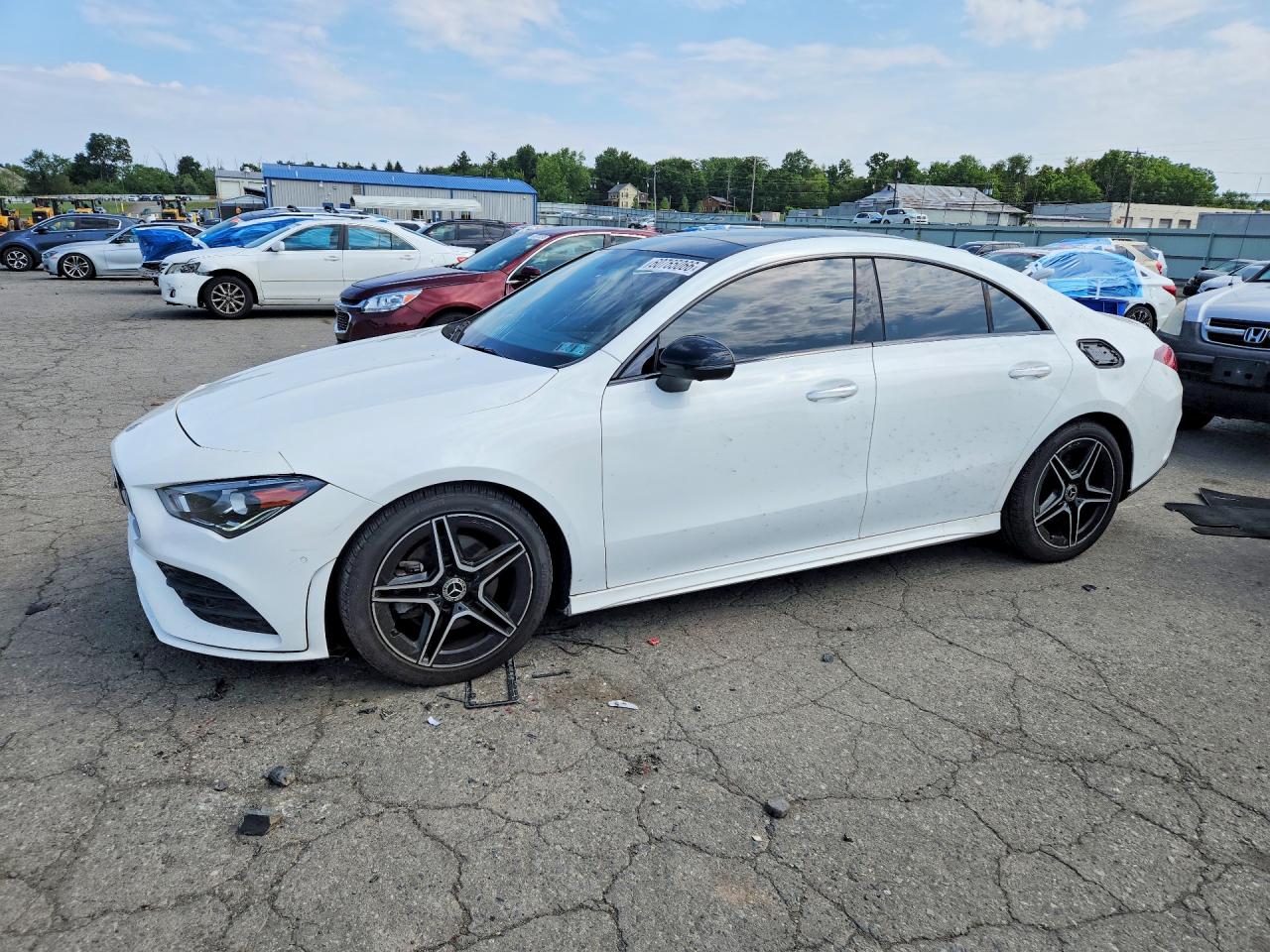 2021 Mercedes-Benz CLA 250, VIN W1K5J4HB4MN208333 — Vandalism