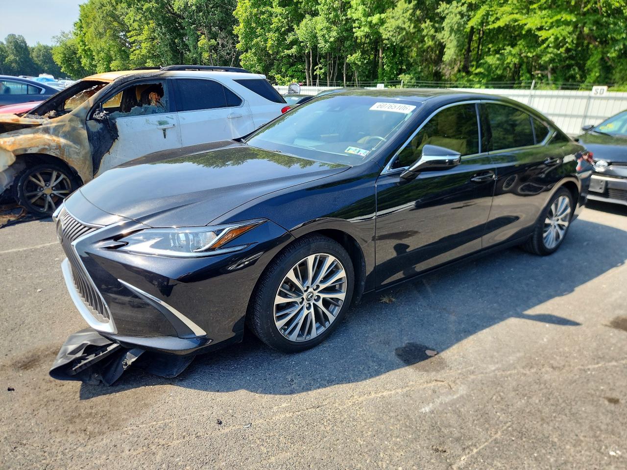 2020 Lexus ES 350, VIN 58ADZ1B15LU078844 — Water / flood