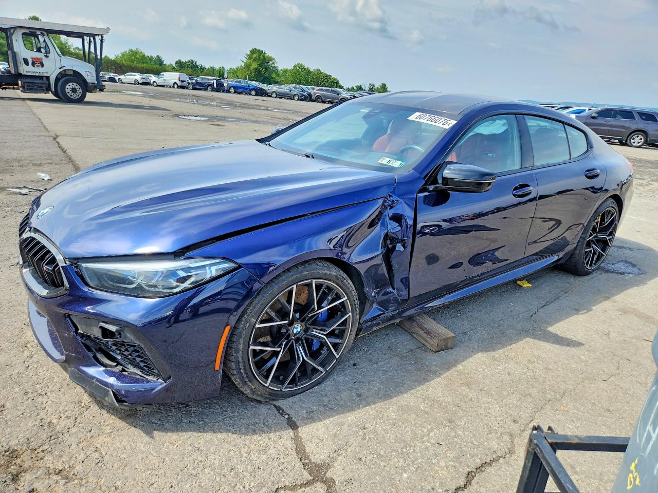 2021 BMW M8 Competition, VIN WBSGV0C02MCF85742 — Side