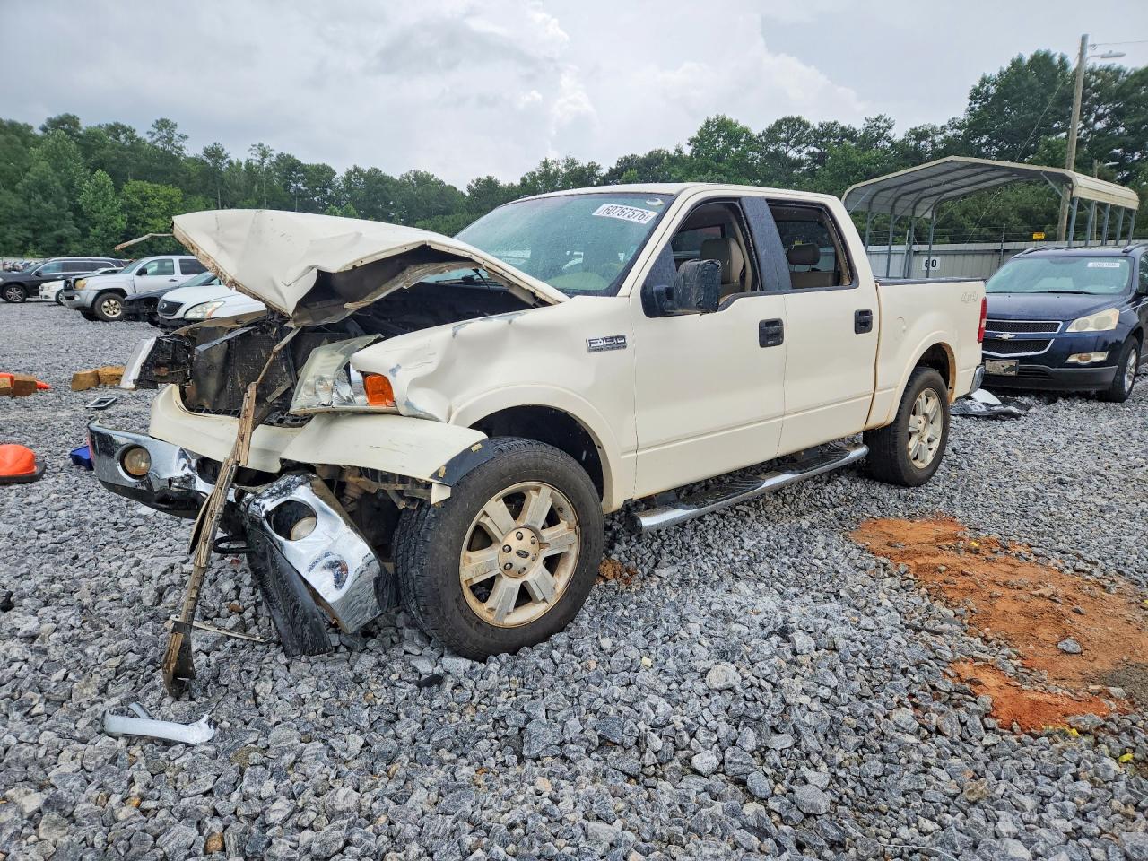 2007 Ford F-150 XLT, VIN 1FTPW14V97FA97022 — Front end