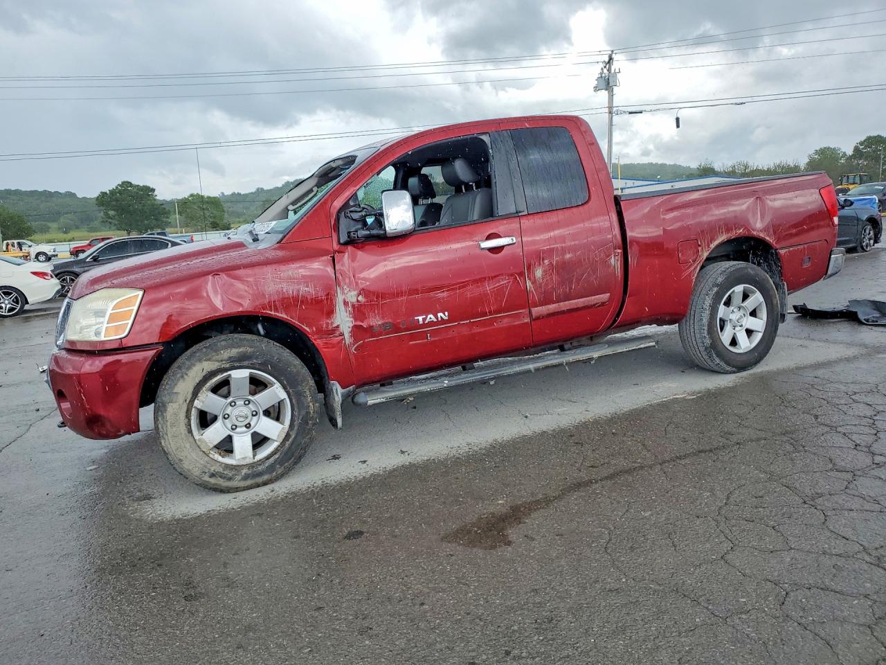 2006 Nissan Titan LE, VIN 1N6BA06B46N505109 — Front end
