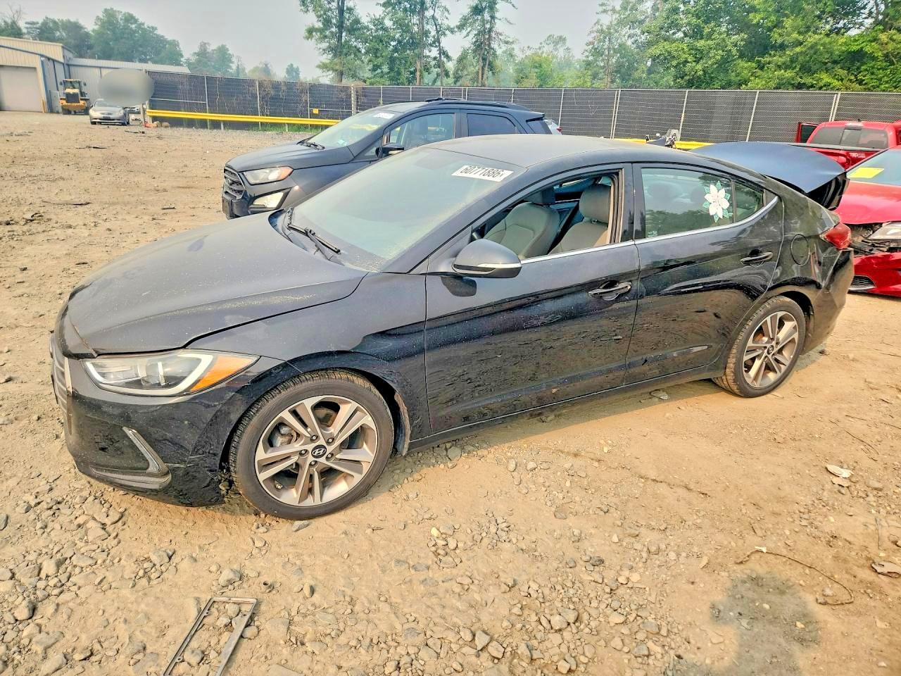 2018 Hyundai Elantra SEL, VIN 5NPD84LF6JH272221 — Rear end