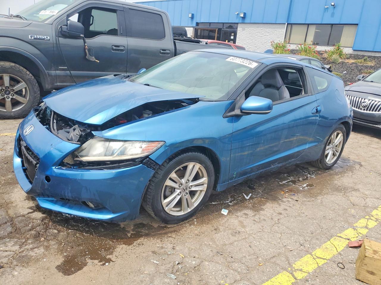 2012 Honda CR-Z EX, VIN JHMZF1D67CS005052 — Front end
