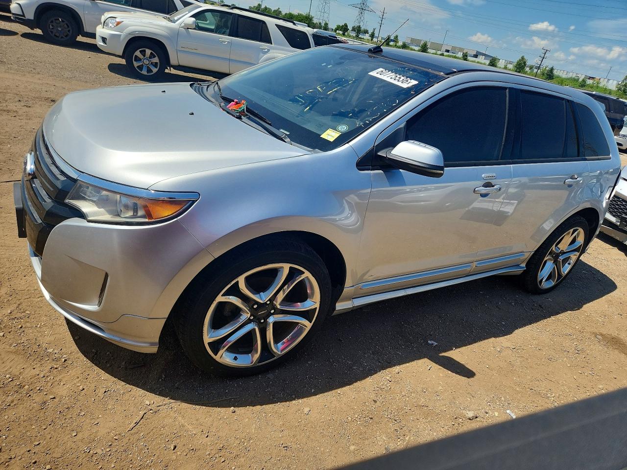 2013 Ford Edge Sport, VIN 2FMDK4AK9DBA10710 — Minor dents and scratches