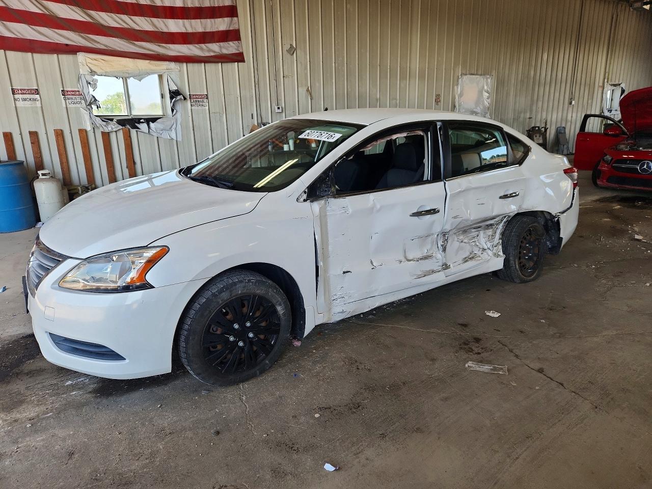 2015 Nissan Sentra SV, VIN 3N1AB7AP7FL683977 — Side