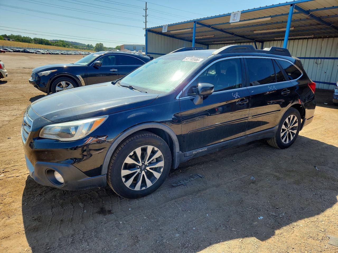 2016 Subaru Outback Limited, VIN 4S4BSENC0G3247736 — Rear end