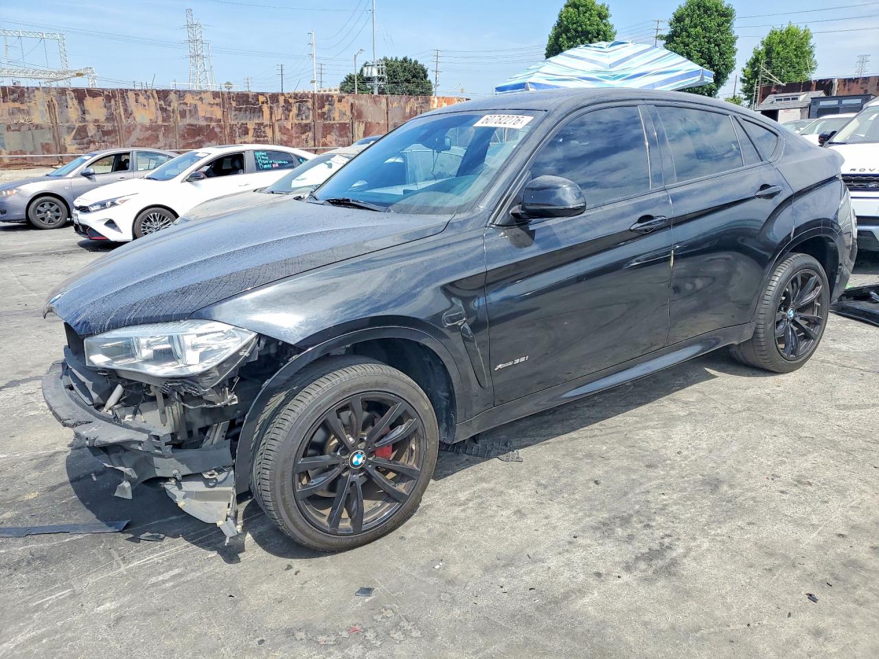 2016 BMW X6 xDrive35i, VIN 5UXKU2C53G0N82054 — Front end