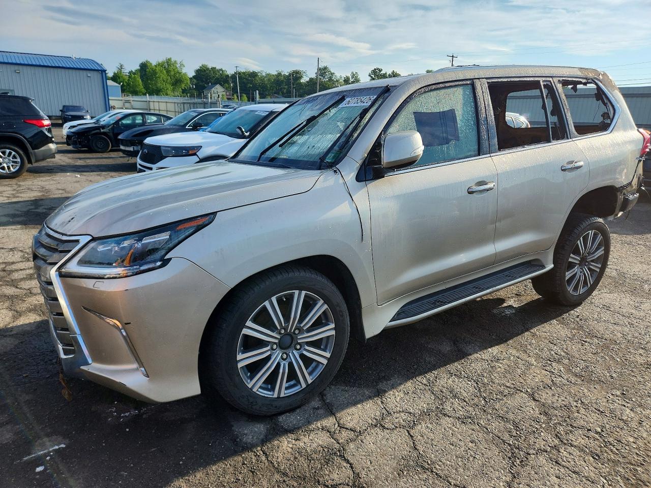 2016 Lexus LX 570, VIN JTJHY7AX7G4199693 — Burn