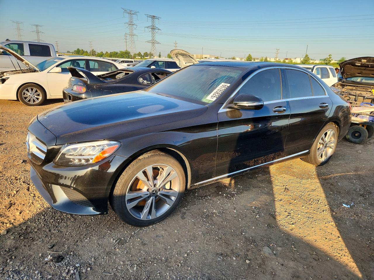 2019 Mercedes-Benz C 300, VIN 55SWF8EB2KU297048 — Water / flood