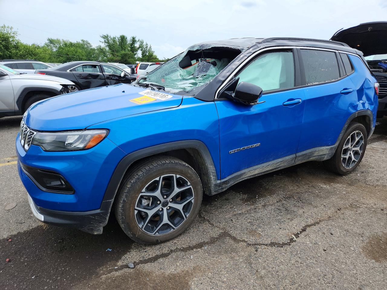 2026 Jeep Compass Limited, VIN 3C4NJDCN0TT178645 — Опрокидывание