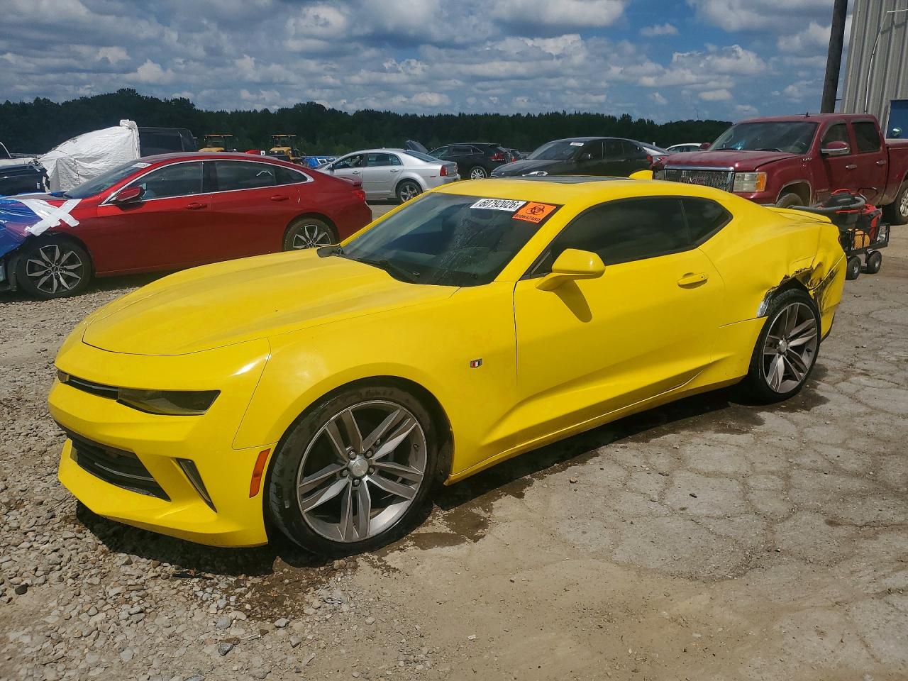 2017 Chevrolet Camaro 1LT, VIN 1G1FB1RS6H0167871 — Rear end