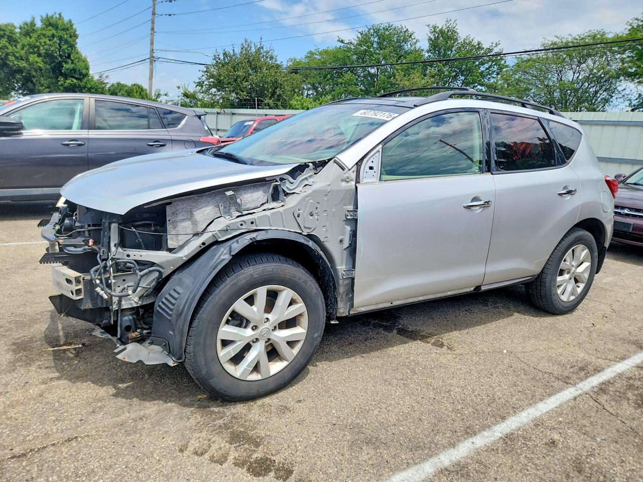 2011 Nissan Murano SL, VIN JN8AZ1MW1BW187591 — Front end
