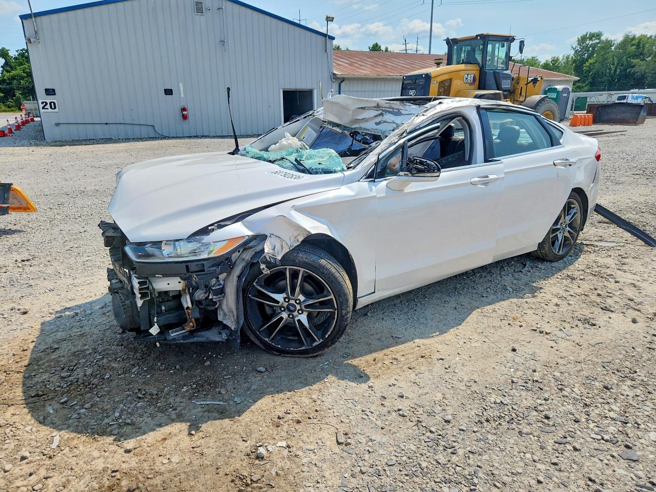 2013 Ford Fusion Titanium, VIN 3FA6P0D99DR272346 — Опрокидывание