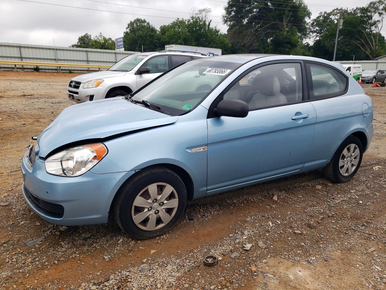 2010 Hyundai Accent GS, VIN KMHCM3ACXAU162297 — Front end