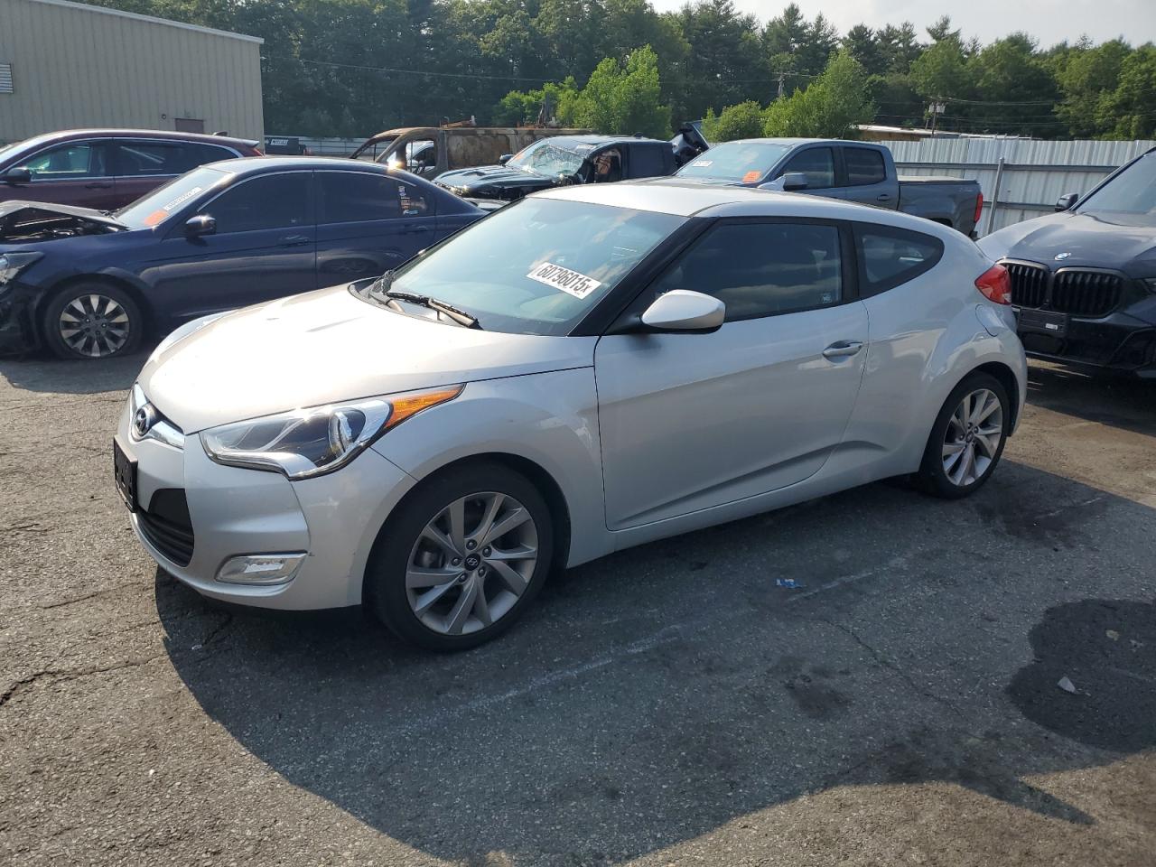 2017 Hyundai Veloster, VIN KMHTC6AD3HU309325 — Front end
