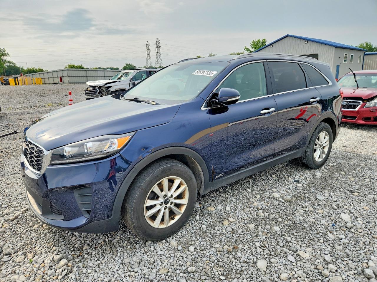 2019 Kia Sorento LX, VIN 5XYPGDA37KG505346 — Minor dents and scratches