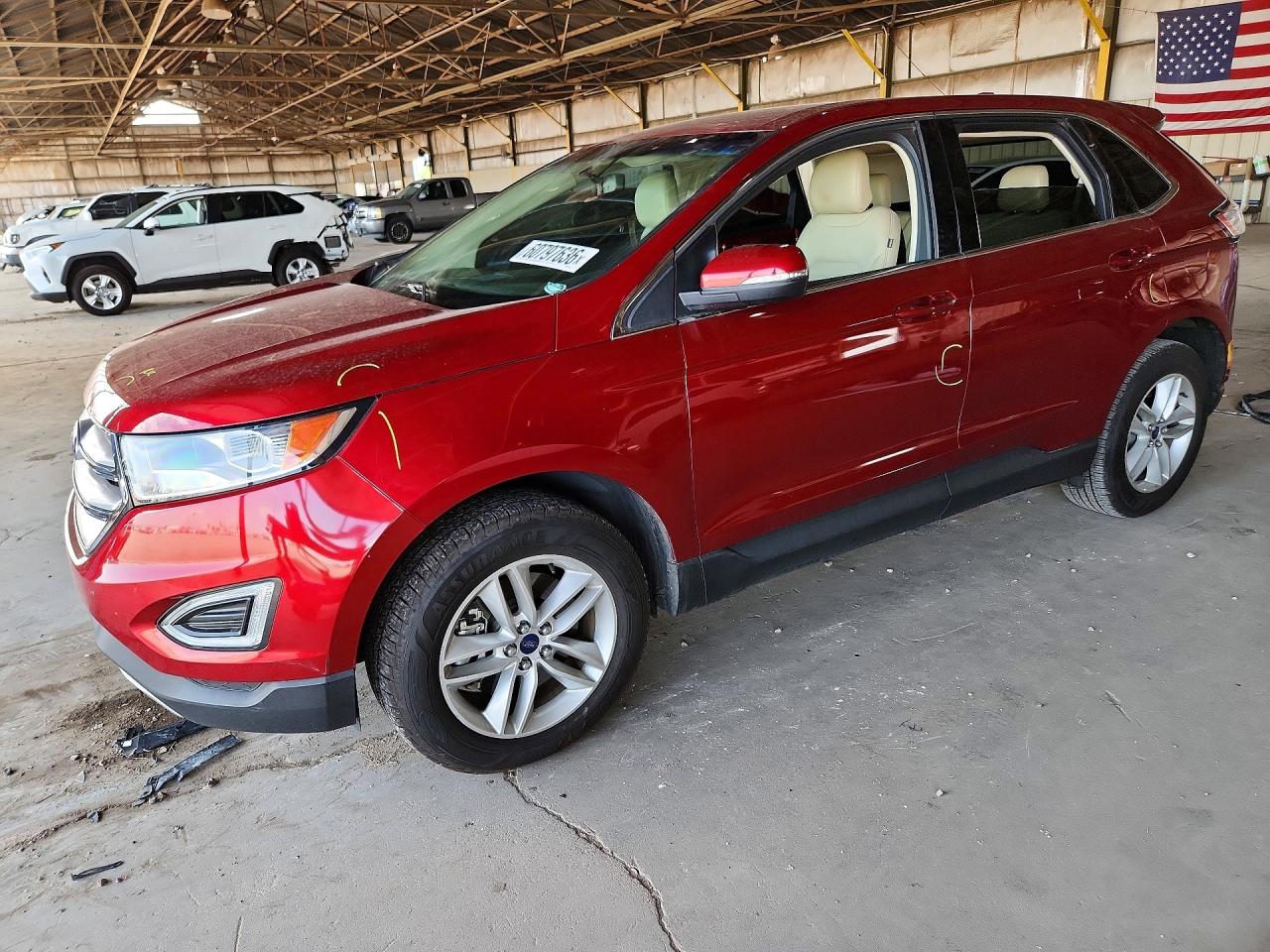 2017 Ford Edge SEL, VIN 2FMPK4J80HBC31801 — Side