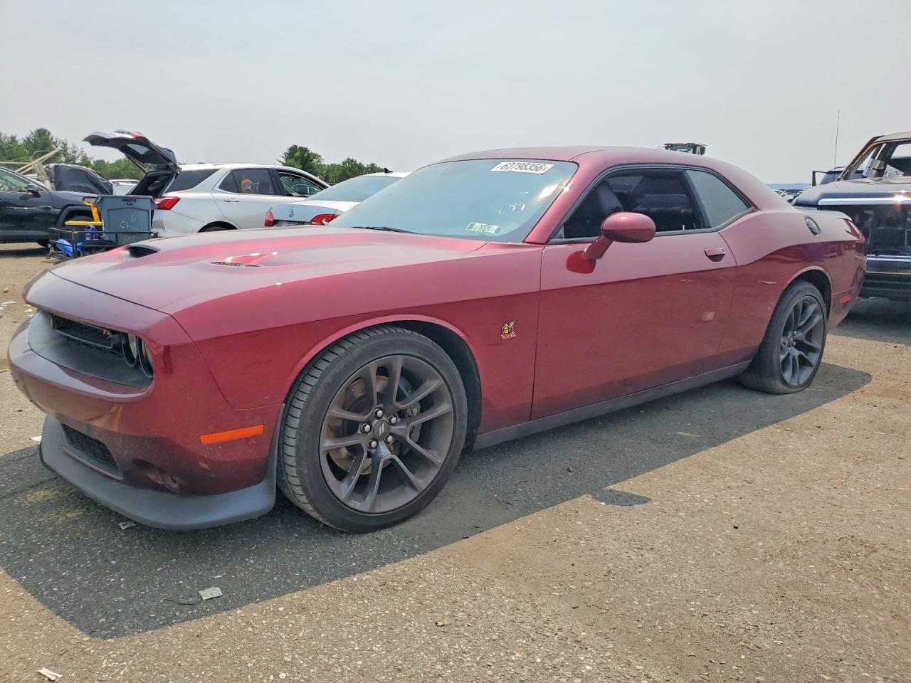 2021 Dodge Challenger R/T Scat Pack, VIN 2C3CDZFJ7MH506209 — Vandalism