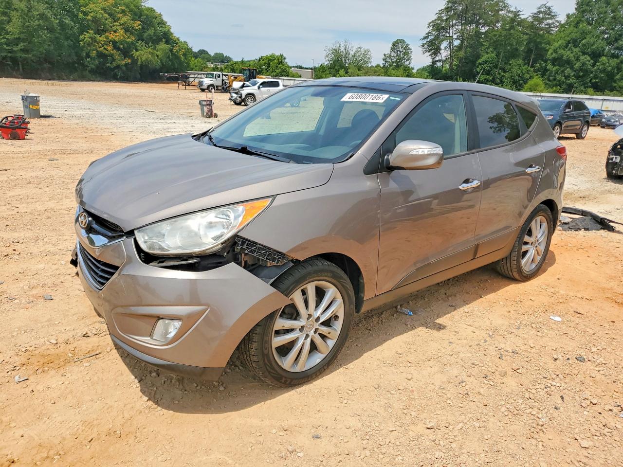 2013 Hyundai Tucson Limited, VIN KM8JU3AC8DU599551 — Front end