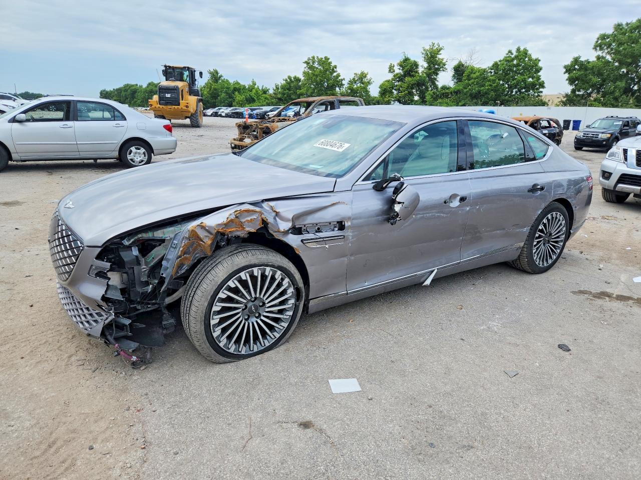 2023 Genesis G80, VIN KMTGE4S17PU007402 — Front end