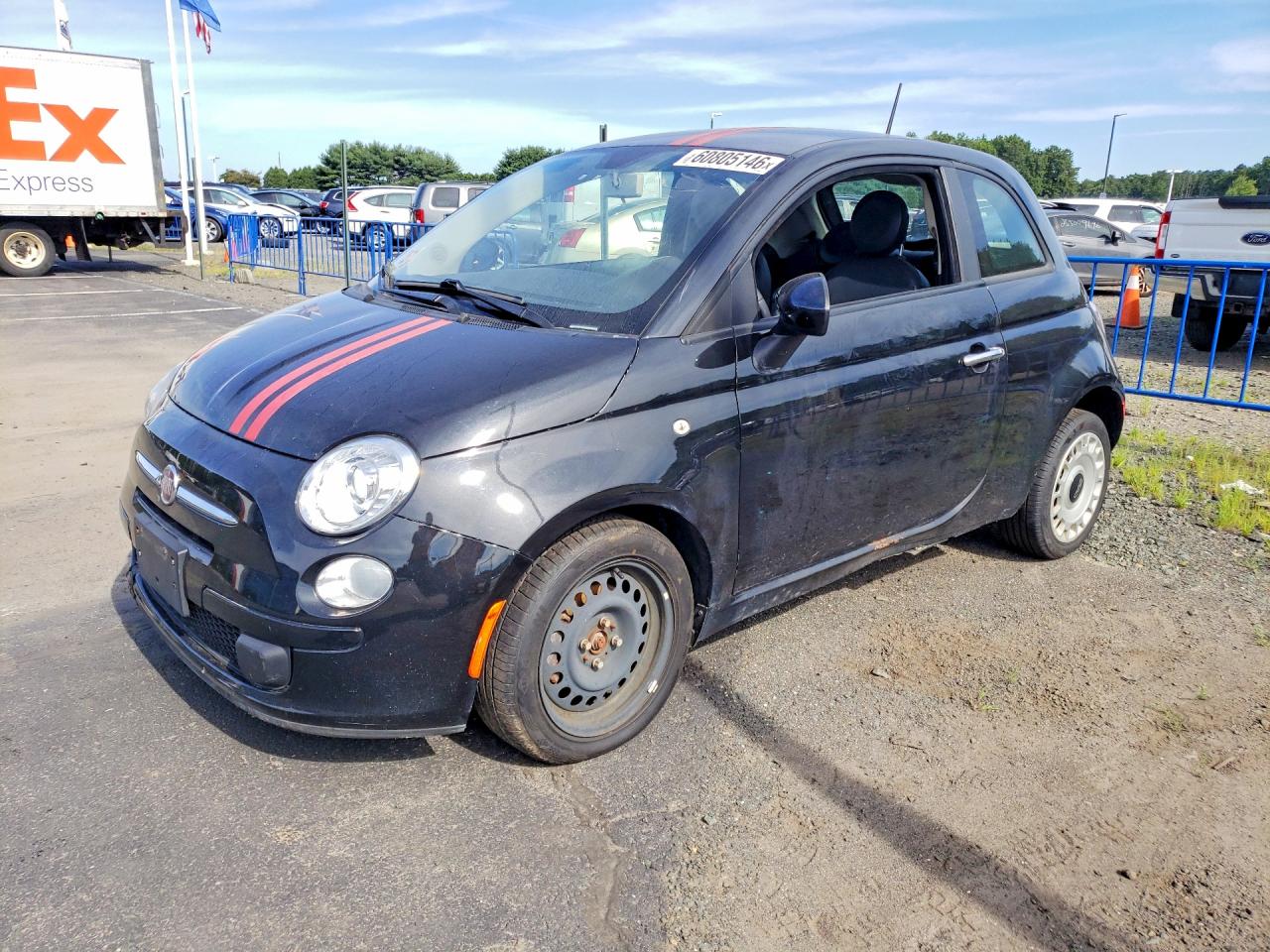 2012 FIAT 500 Pop, VIN 3C3CFFAR2CT280415 — Minor dents and scratches