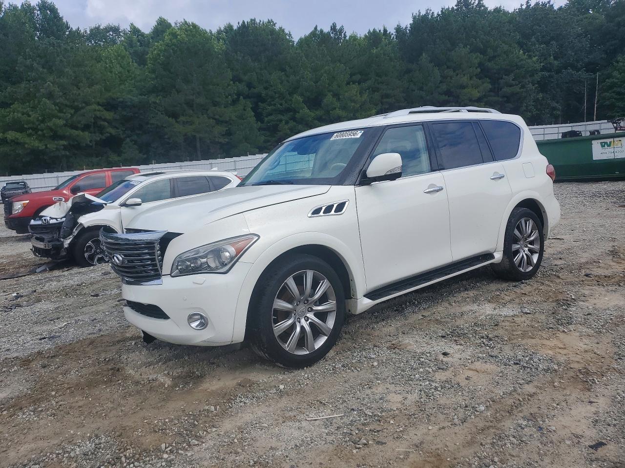 2013 Infiniti QX56, VIN JN8AZ2ND7D9730222 — Front end