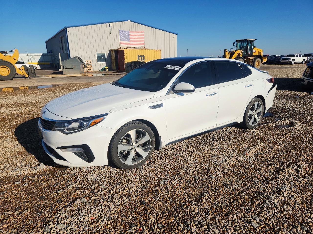 2019 Kia Optima S, VIN 5XXGT4L33KG297608 — Rear end