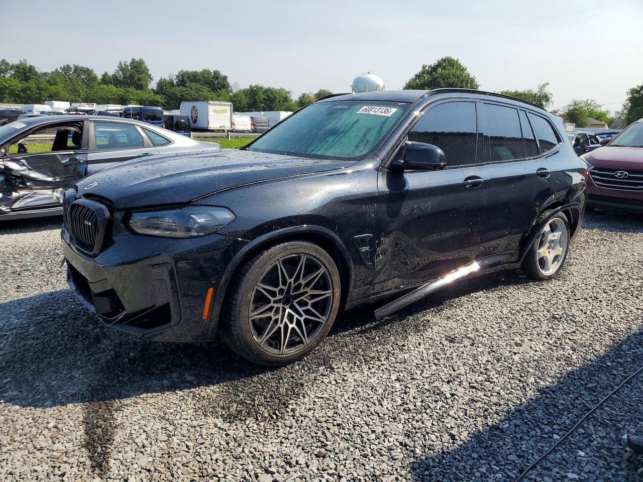 2022 BMW X3 M, VIN 5YM13EC08N9J95618 — Side