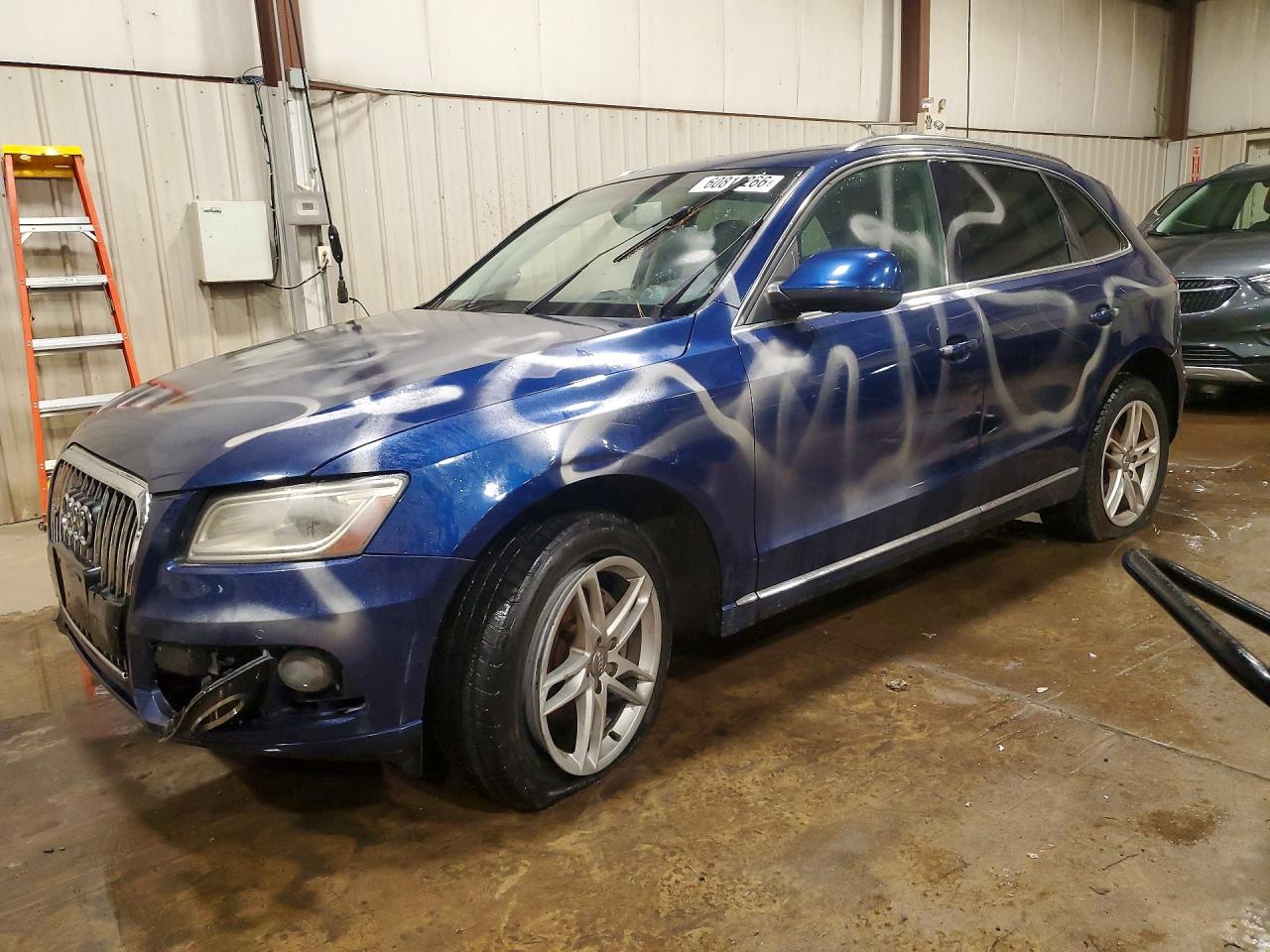 2013 Audi Q5 Premium Plus, VIN WA1LFAFP9DA060388 — Vandalism