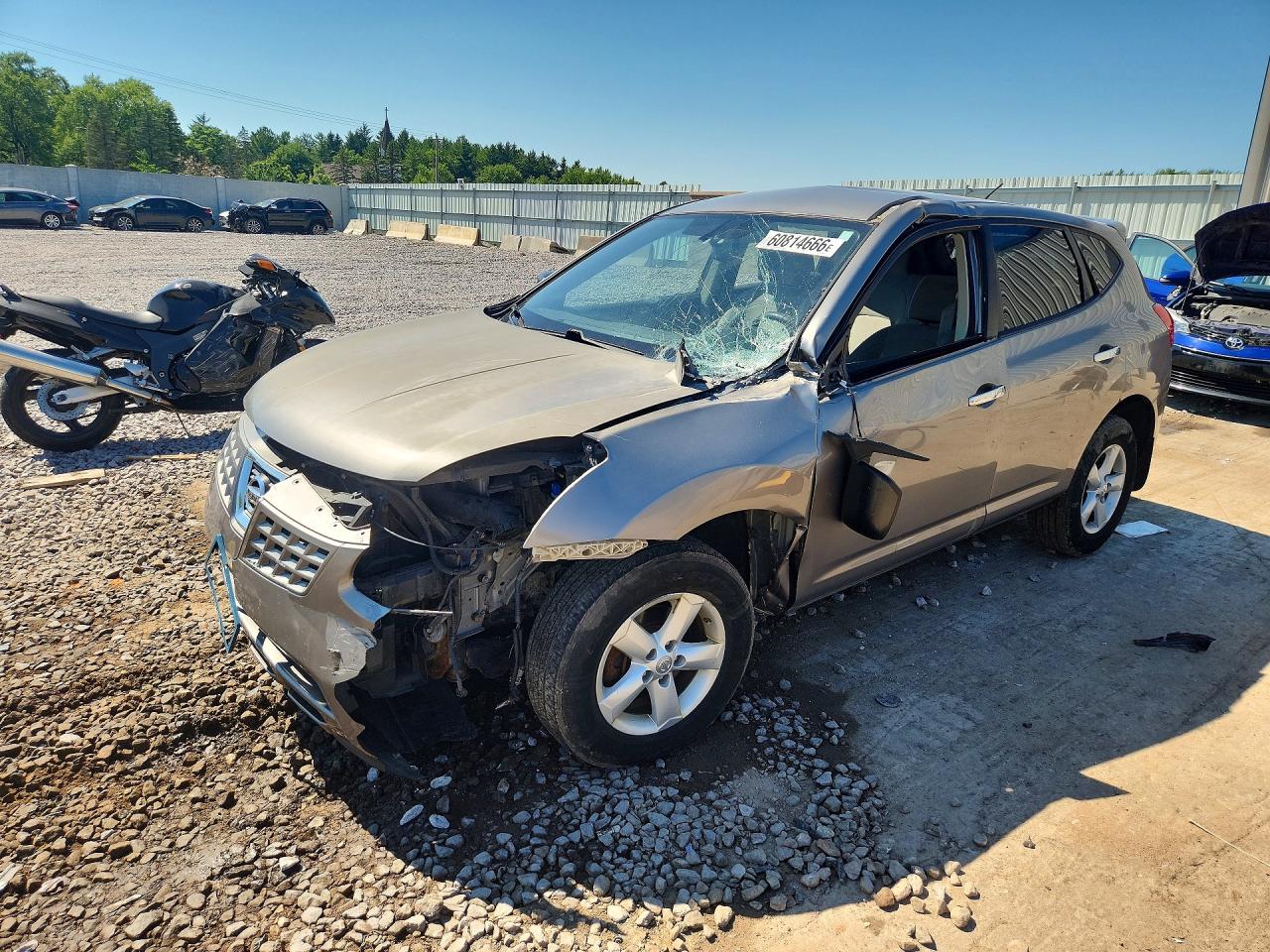 2010 Nissan Rogue S, VIN JN8AS5MV9AW133604 — Side