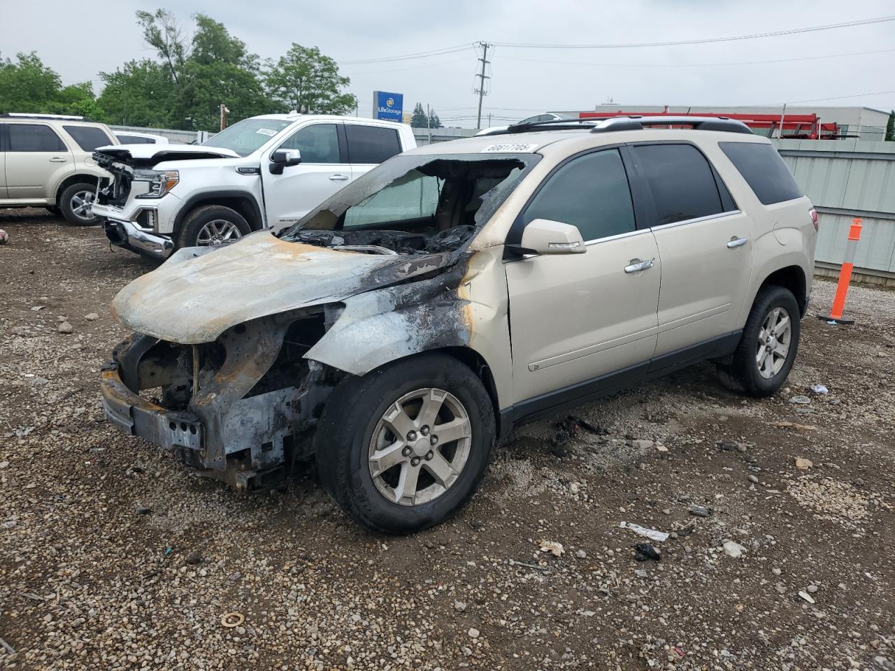 2008 Saturn Outlook XR, VIN 5GZEV23708J255151 — Burn