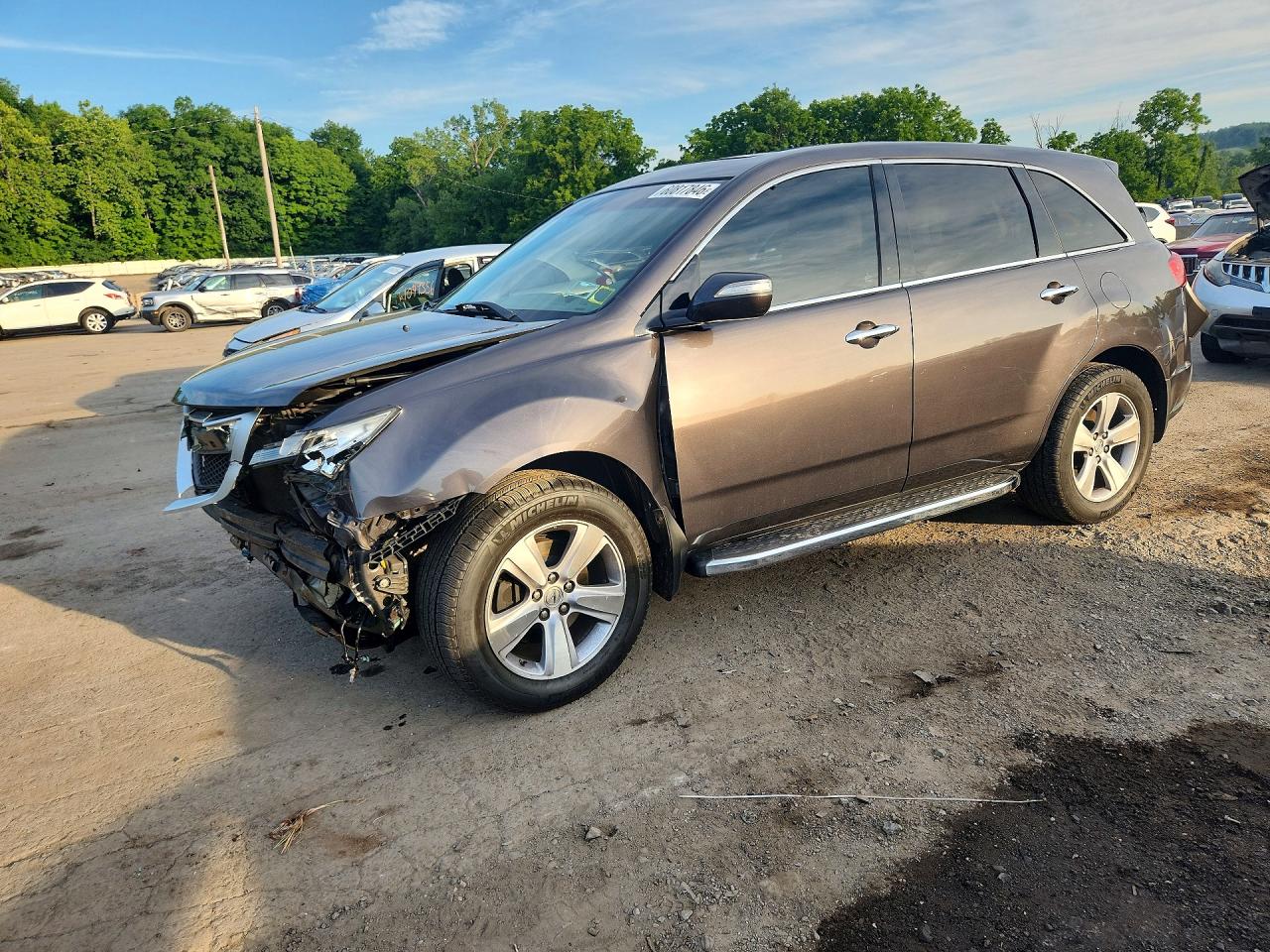 2011 Acura MDX, VIN 2HNYD2H27BH516096 — Front end