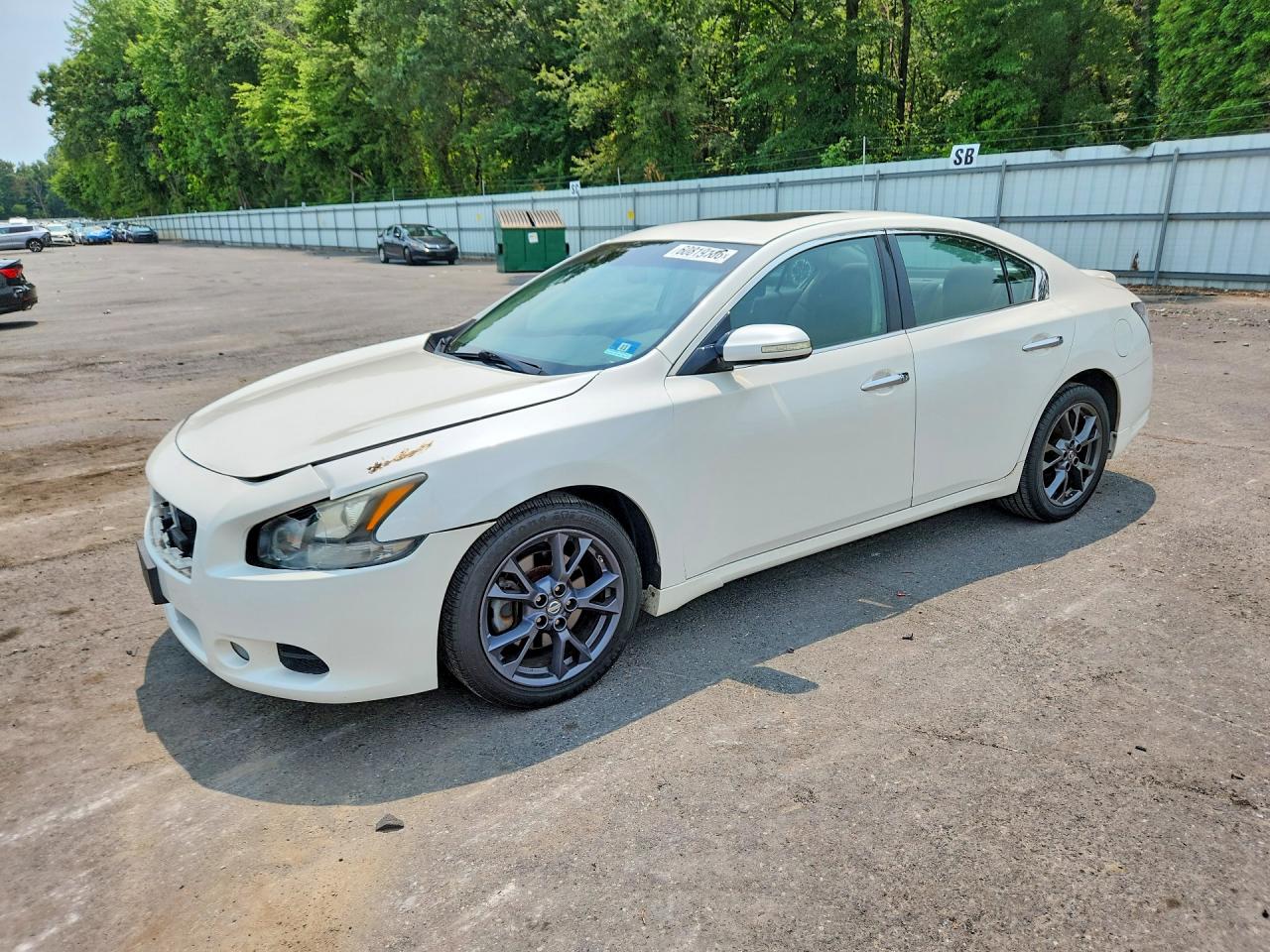 2012 Nissan Maxima SV, VIN 1N4AA5AP9CC835663 — Перед