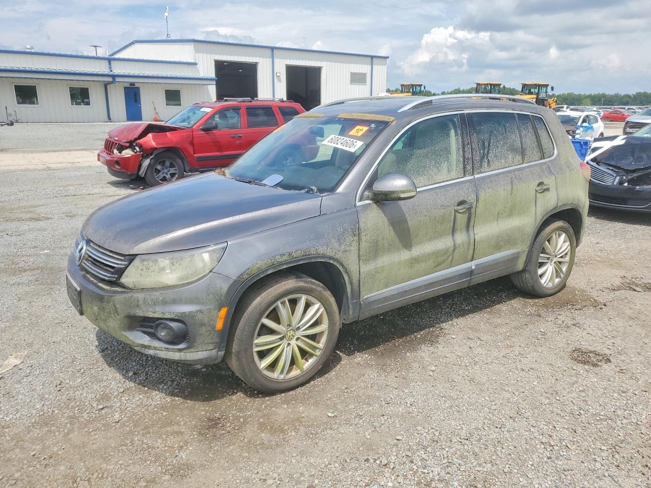 2012 Volkswagen Tiguan S, VIN WVGAV7AX0CW003956 — Water / flood