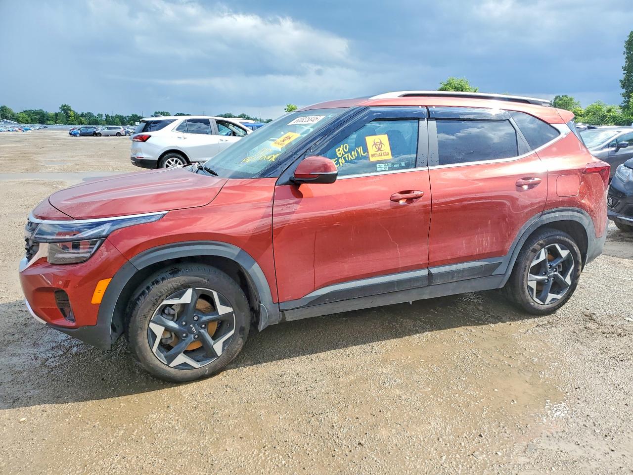 2024 Kia Seltos EX, VIN KNDERCAA3R7650806 — Vandalism
