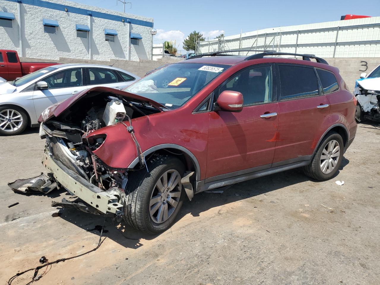 2014 Subaru Tribeca Limited, VIN 4S4WX9GD2E4400141 — Front end