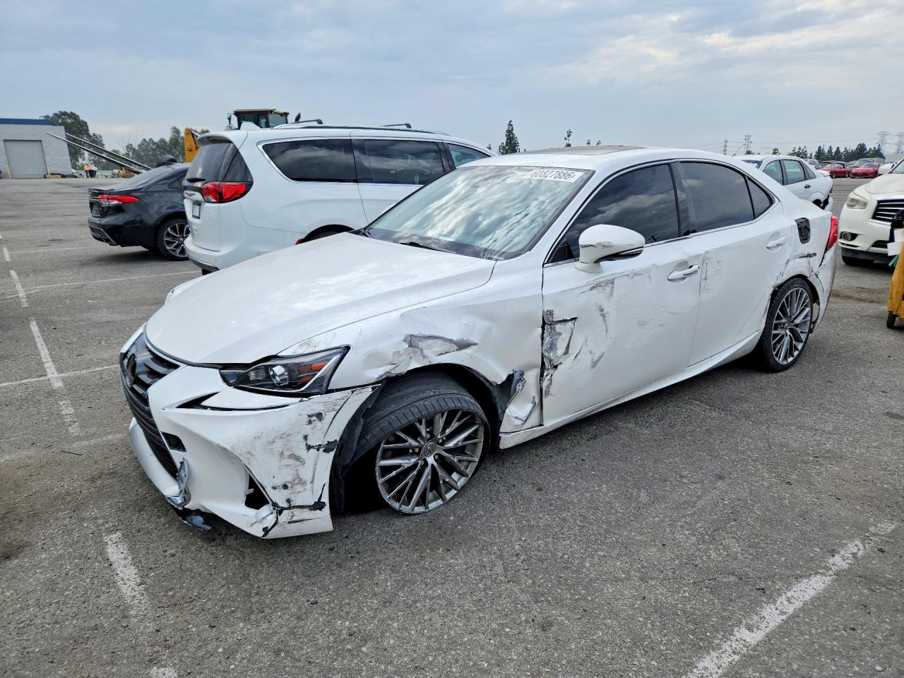 2017 Lexus IS 200t, VIN JTHBA1D24H5054048 — По всему кузову