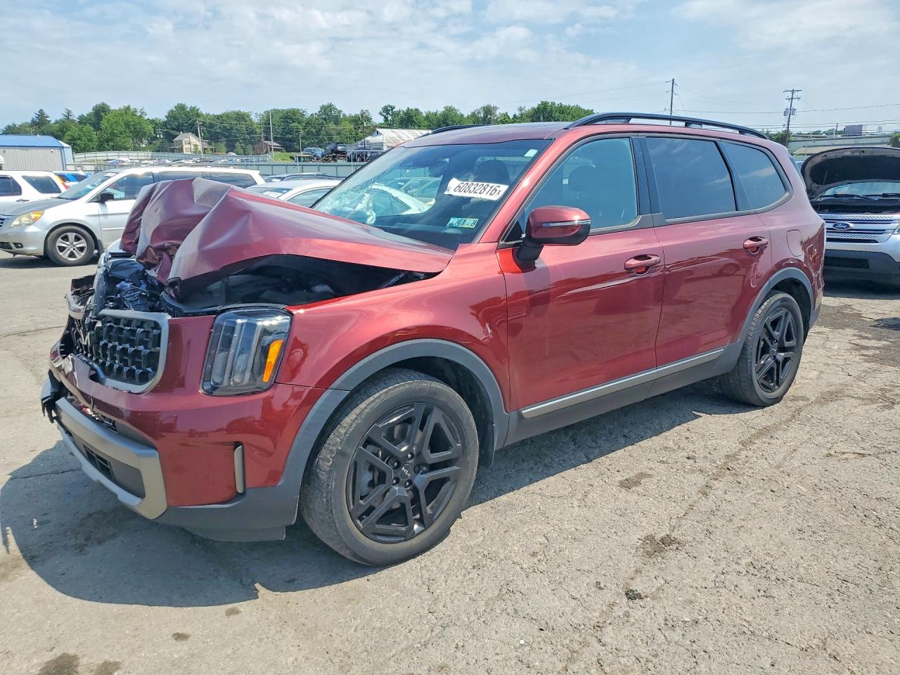 2023 Kia Telluride EX X-Line, VIN 5XYP3DGC9PG368792 — Перед