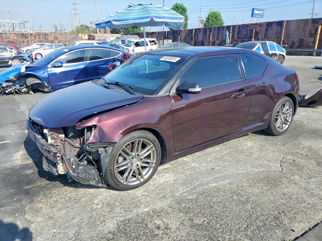 2012 Scion tC, VIN JTKJF5C71C3038972 — Front end