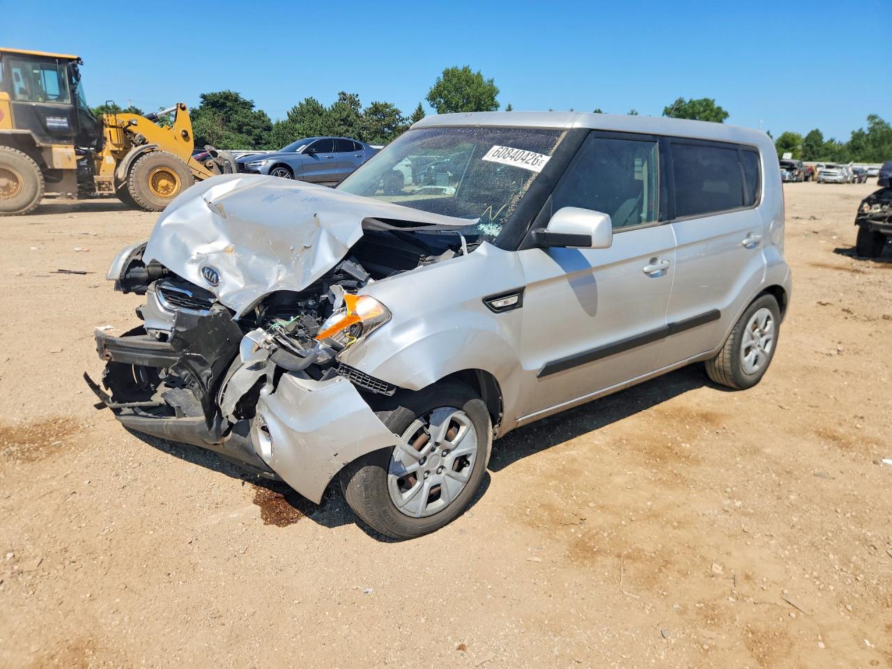 2012 Kia Soul, VIN KNDJT2A54C7453860 — Front end