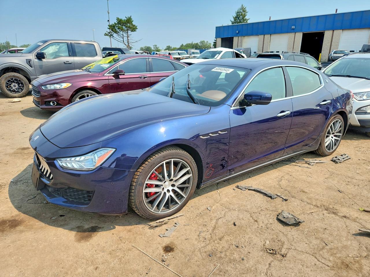 2018 Maserati Ghibli S Q4, VIN ZAM57YTAXJ1286239 — Rear end