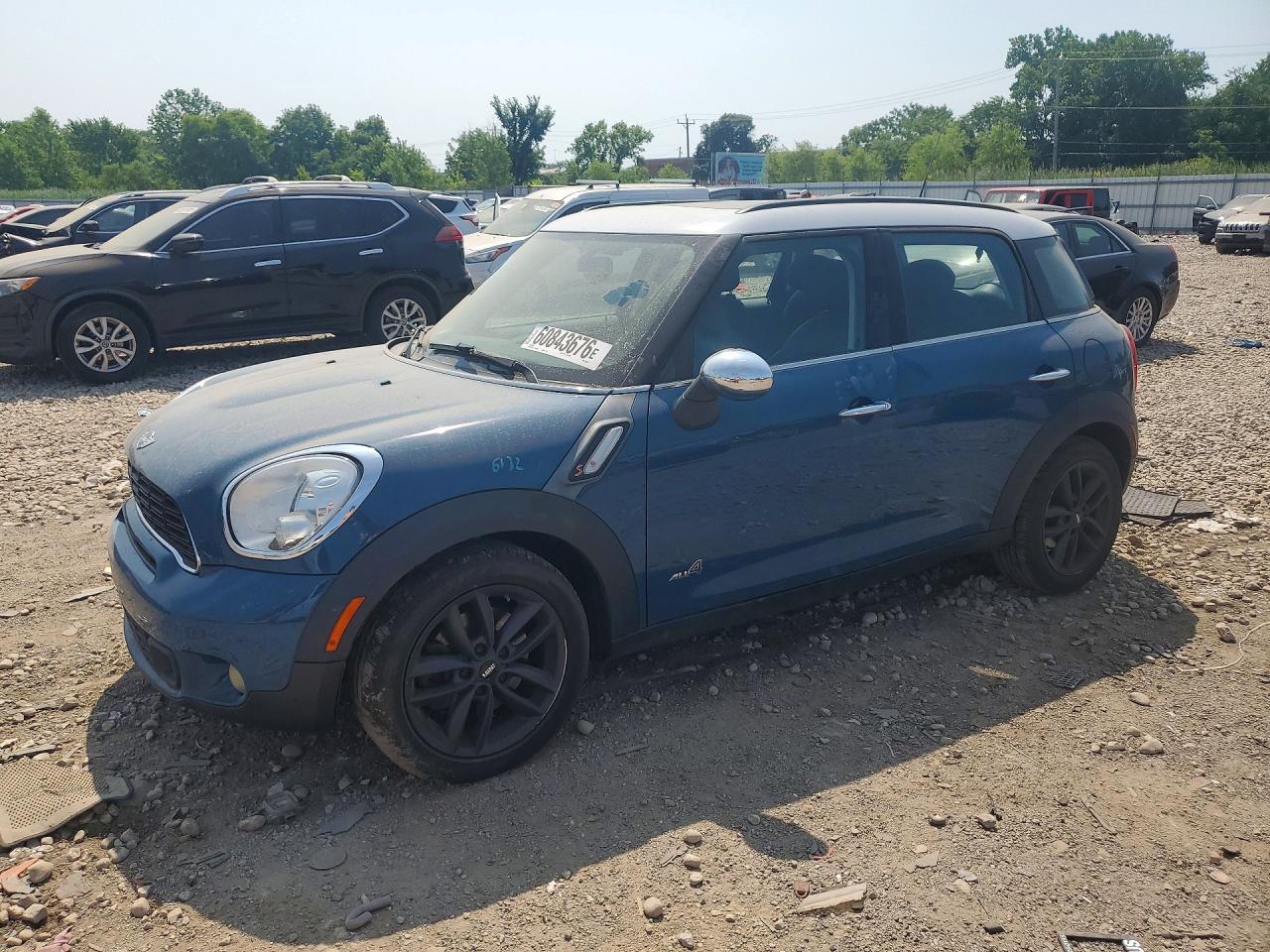 2012 MINI Countryman S, VIN WMWZC5C53CWL64074 — Rear end