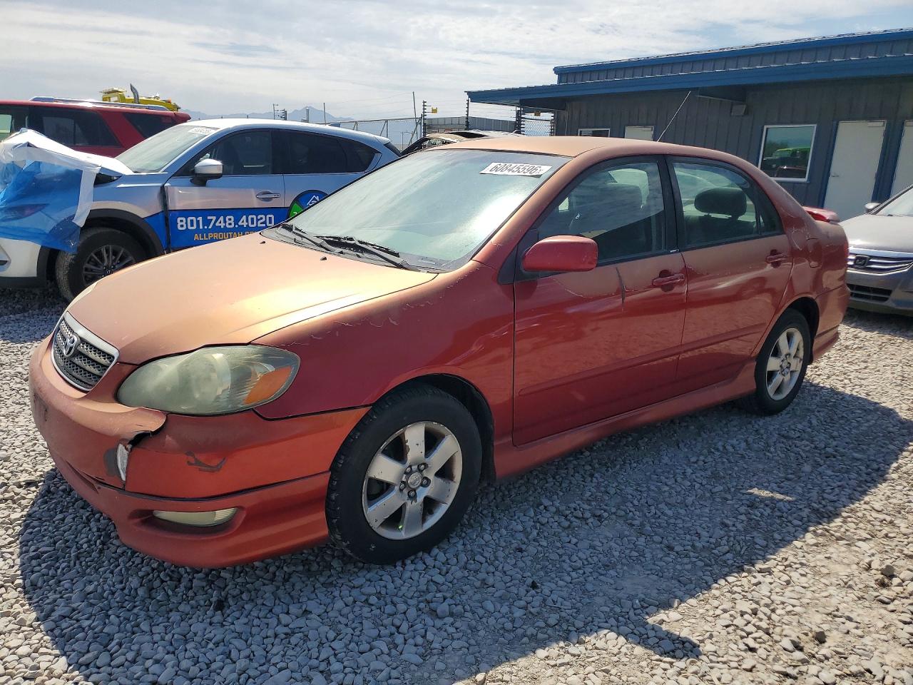 2007 Toyota Corolla CE, VIN 1NXBR32E77Z785463 — Rear end